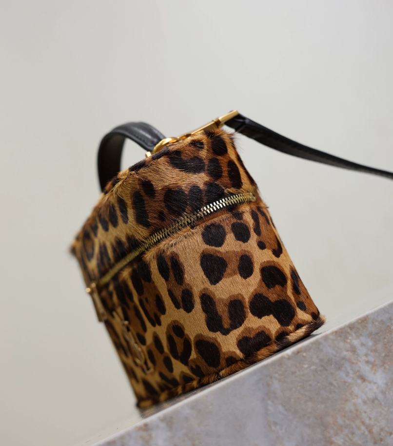 YSL GABY vanity bag in pony hair leather - LuxuryEva