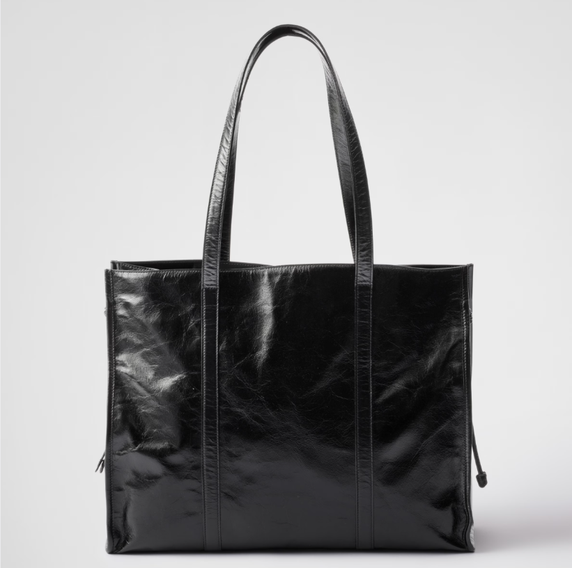 Large leather tote bag - LuxuryEva