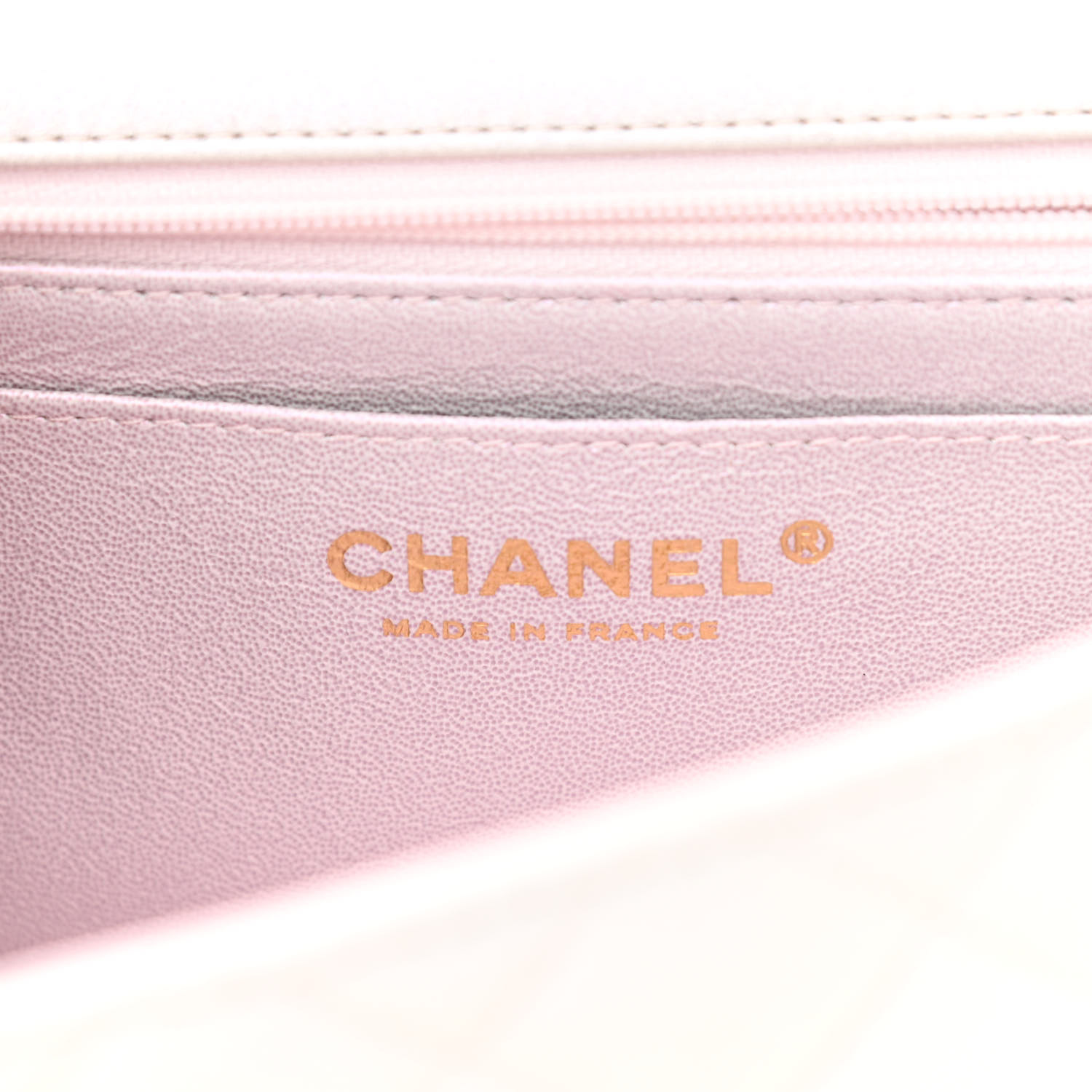 Iridescent Caviar Quilted Mini Top Handle Rectangular Flap White - LuxuryEva