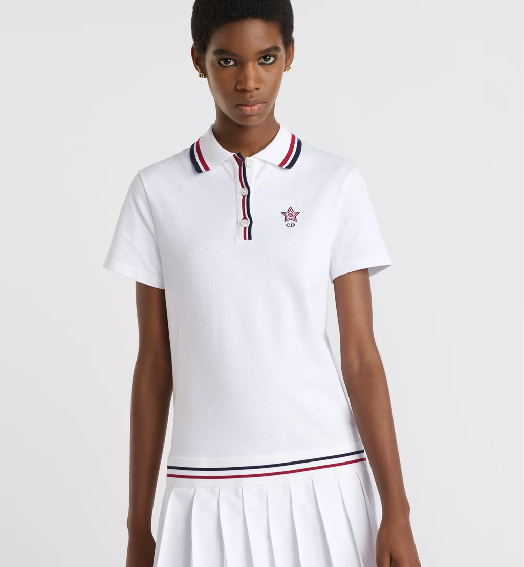 Dior Vibe Short Pleated Polo Dress - LuxuryEva