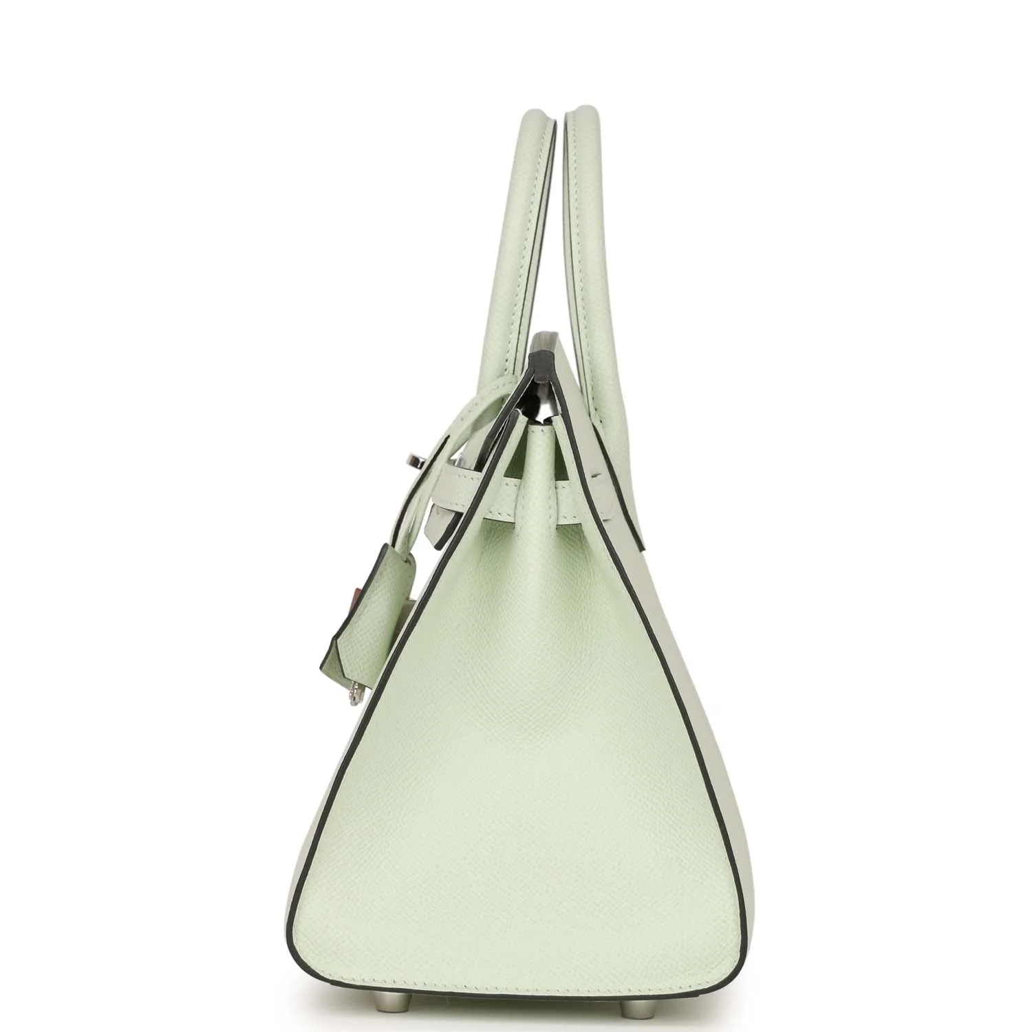 Hermes Birkin Sellier 25 Vert Fizz Epsom Palladium Hardware - LuxuryEva