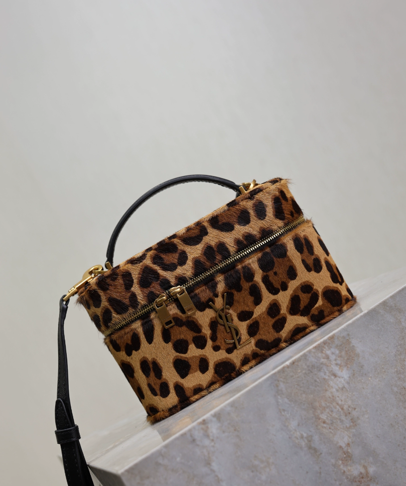 YSL GABY vanity bag in pony hair leather - LuxuryEva