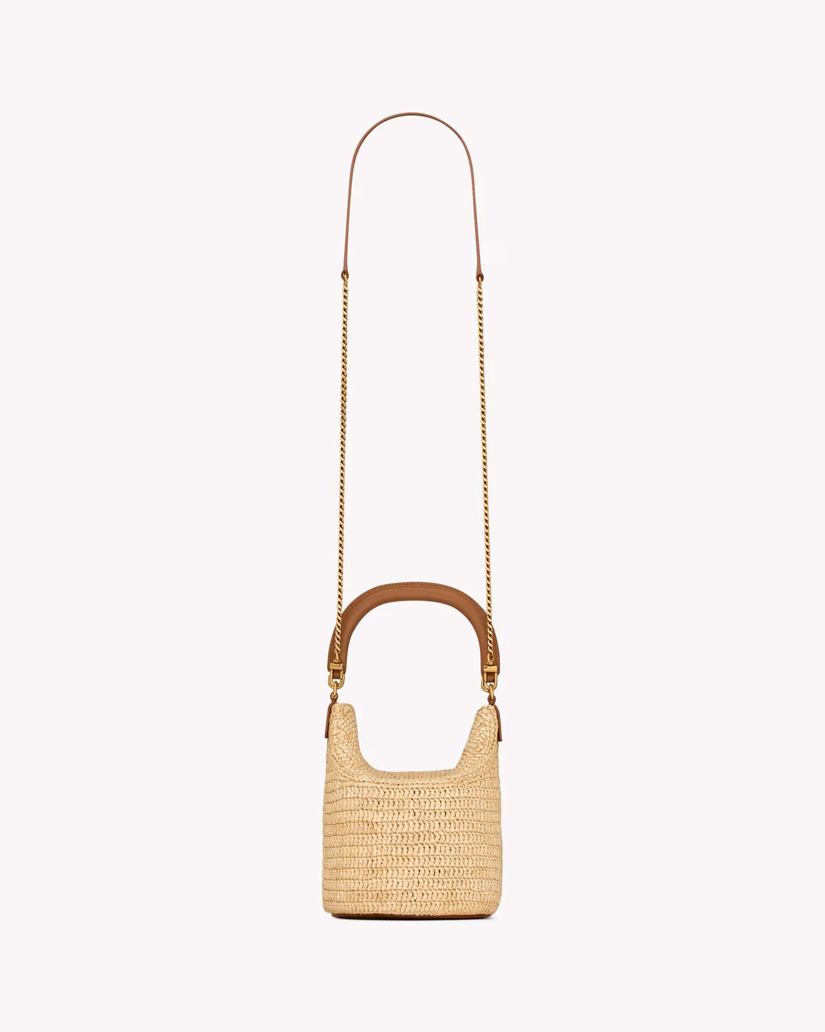 YSL GABY bucket bag in raffia - LuxuryEva