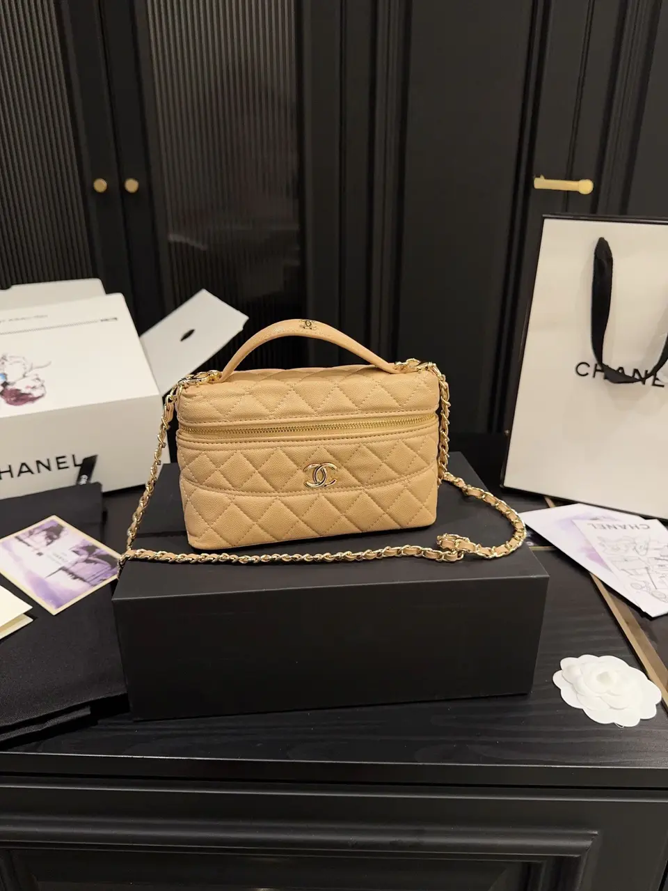 Chanel 25C LP Box Bag – Caramel - LuxuryEva