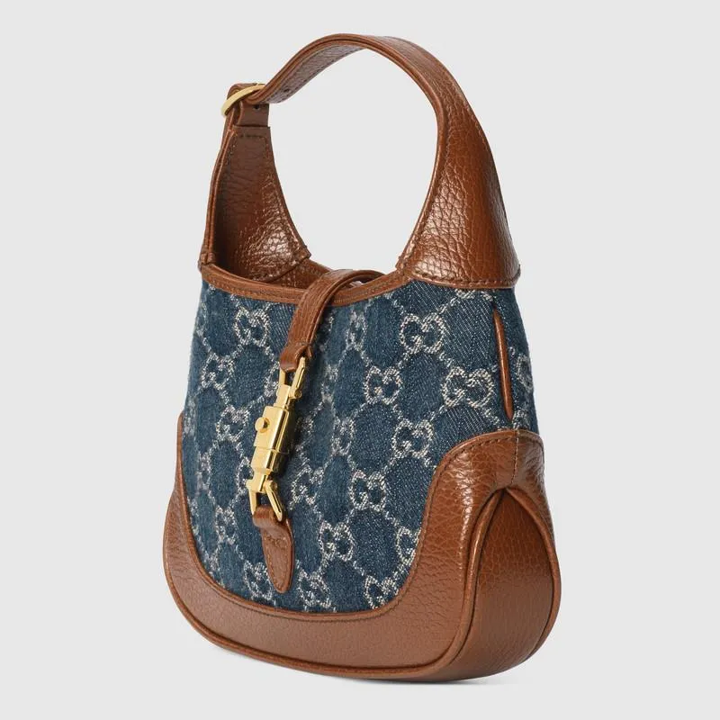 Denim Jackie 1961 Mini Bag No. 637092 2KQG 8375 - LuxuryEva