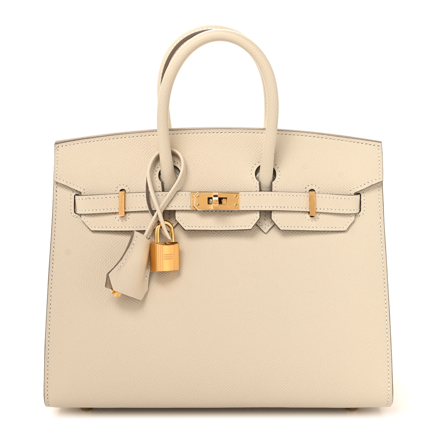 Epsom Birkin Sellier 25 Craie - LuxuryEva