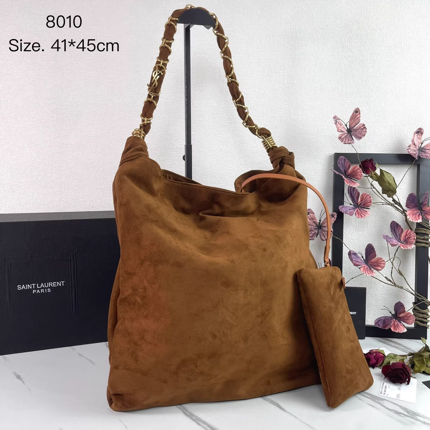 YSL AMALIA in suede - LuxuryEva