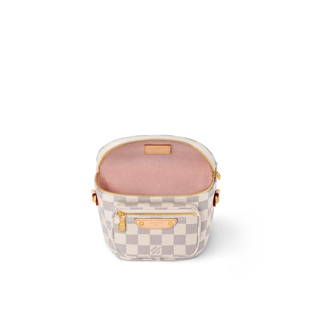 LV Mini Bumbag N00130-Damier Azur - LuxuryEva