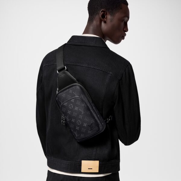 Louis Vuitton M47137 Avenue Slingbag PM Monogram Eclipse - LuxuryEva