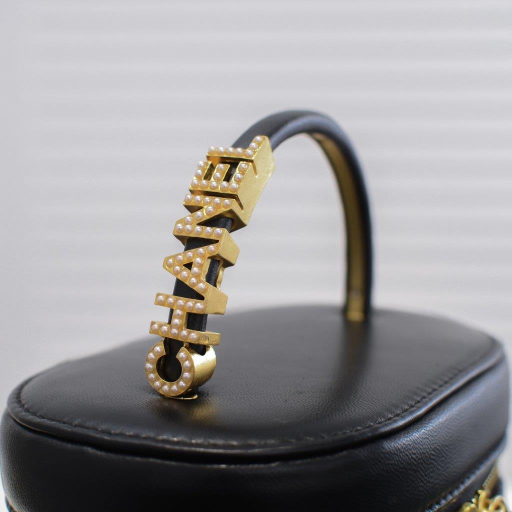 Chanel limited edition small bucket bag - black - LuxuryEva