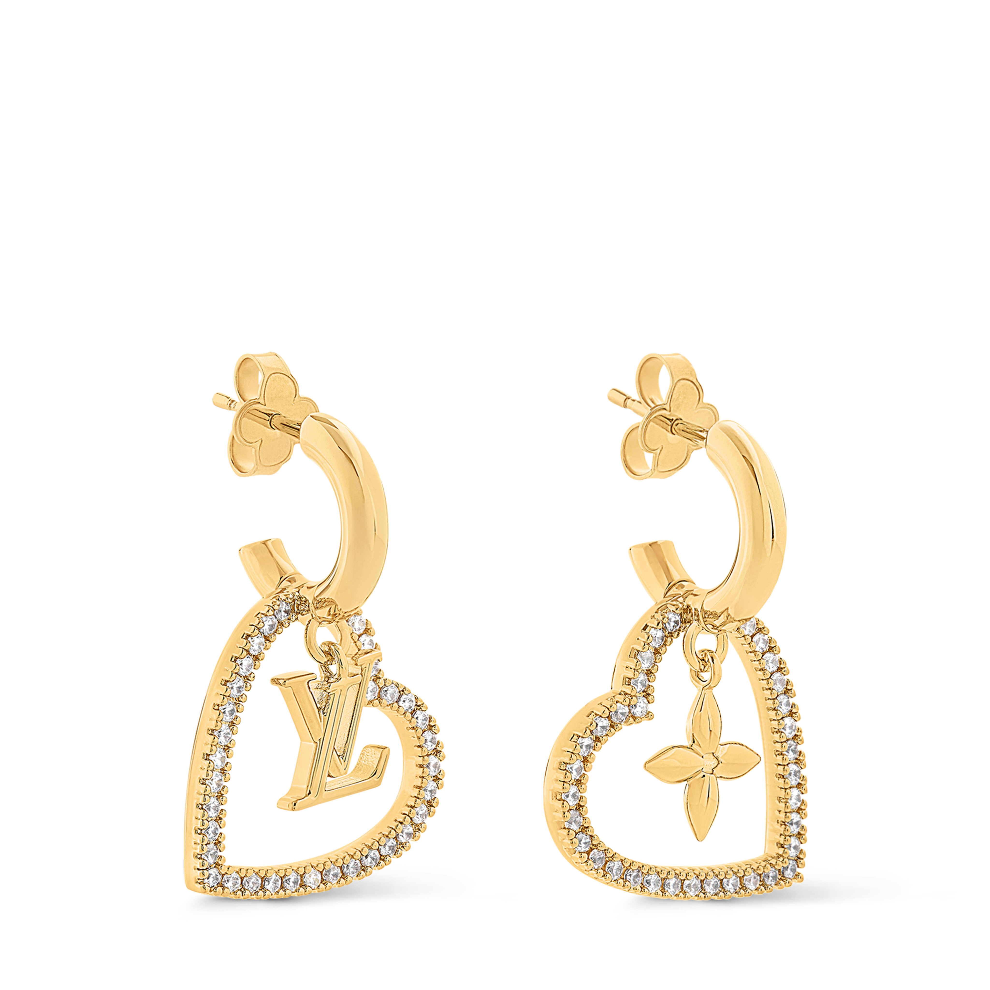 LV My LV Heart Earrings M02308 - LuxuryEva