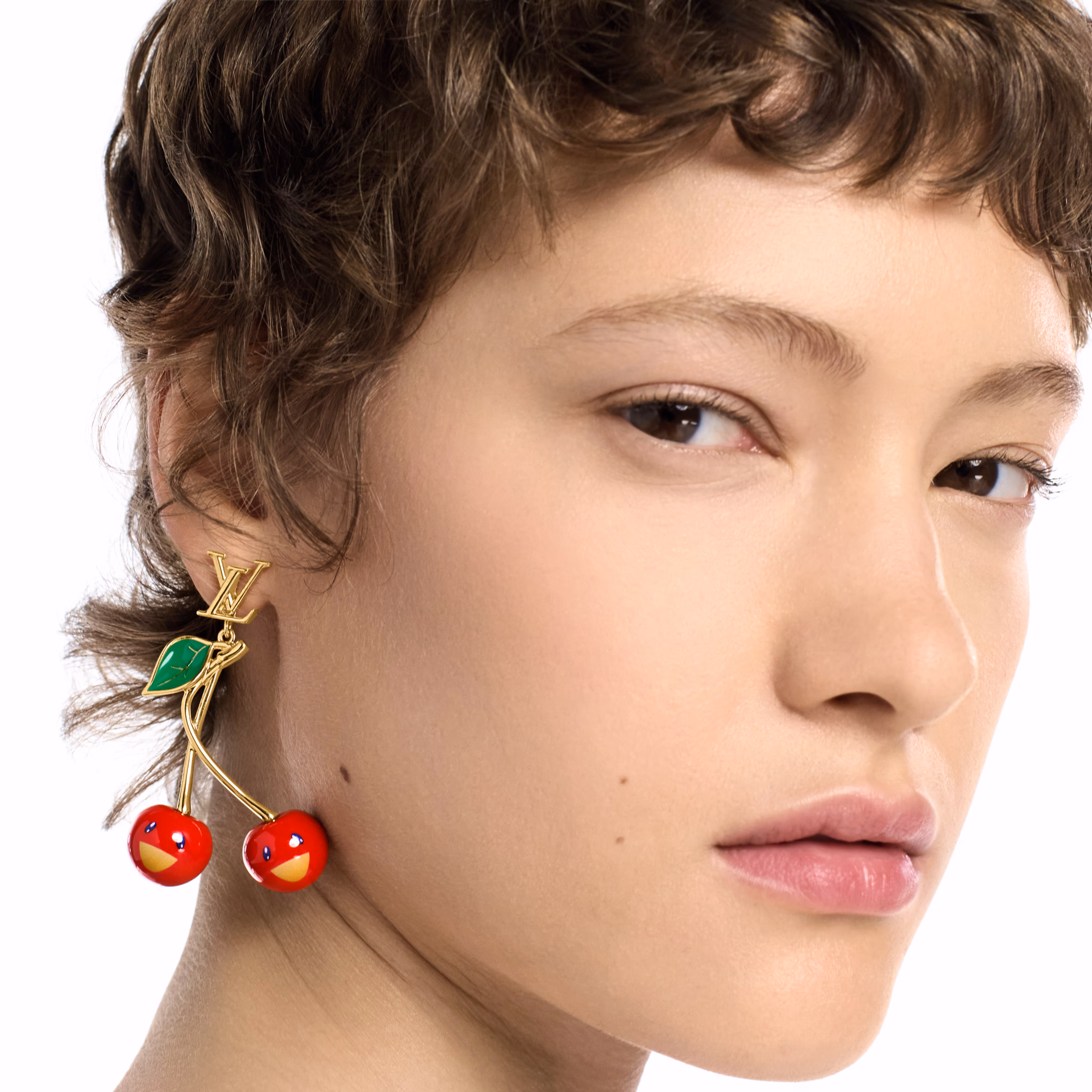 LV x TM Cerise Earrings M02808 - LuxuryEva