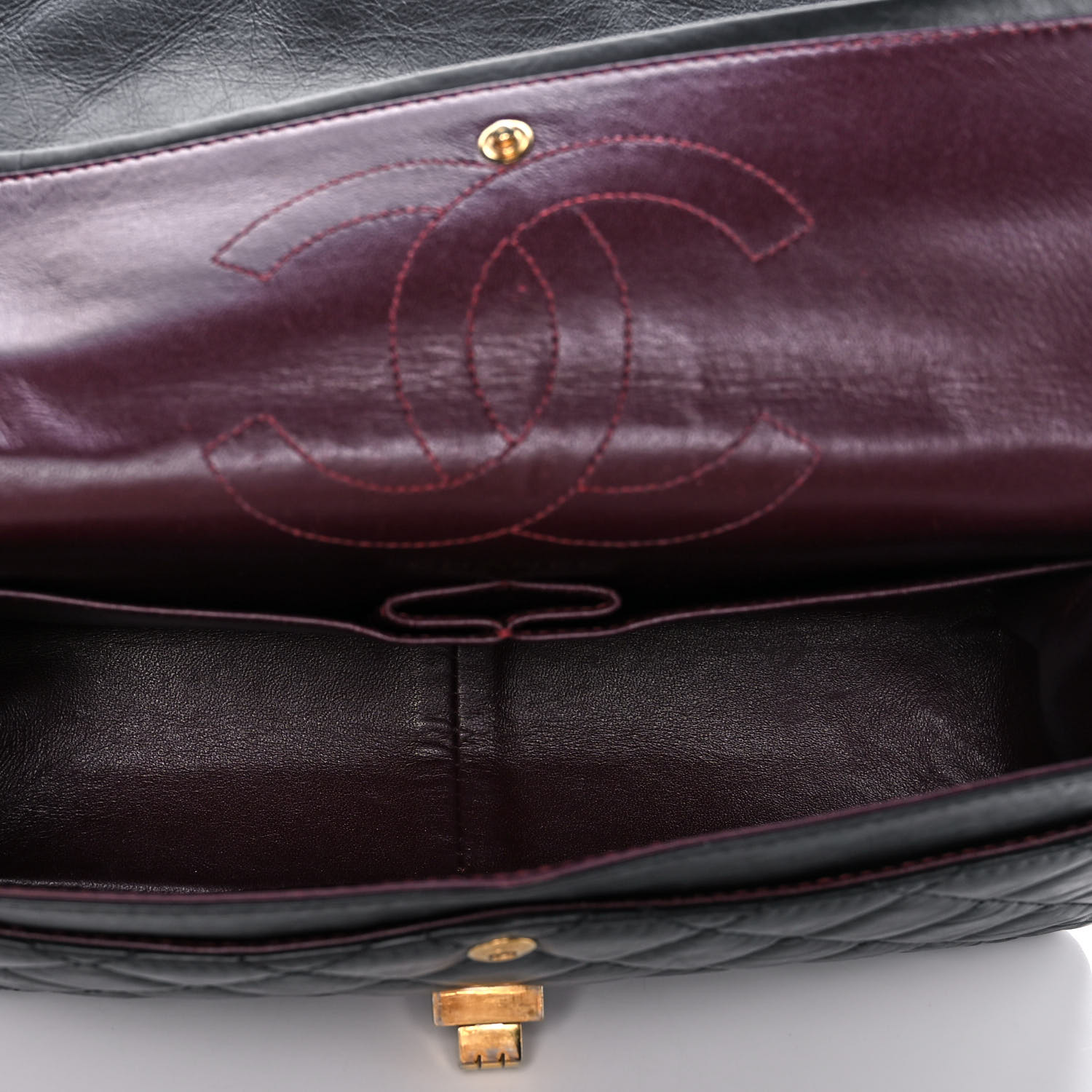 Aged Calfskin Quilted 2.55 Reissue 226 Flap Black - LuxuryEva