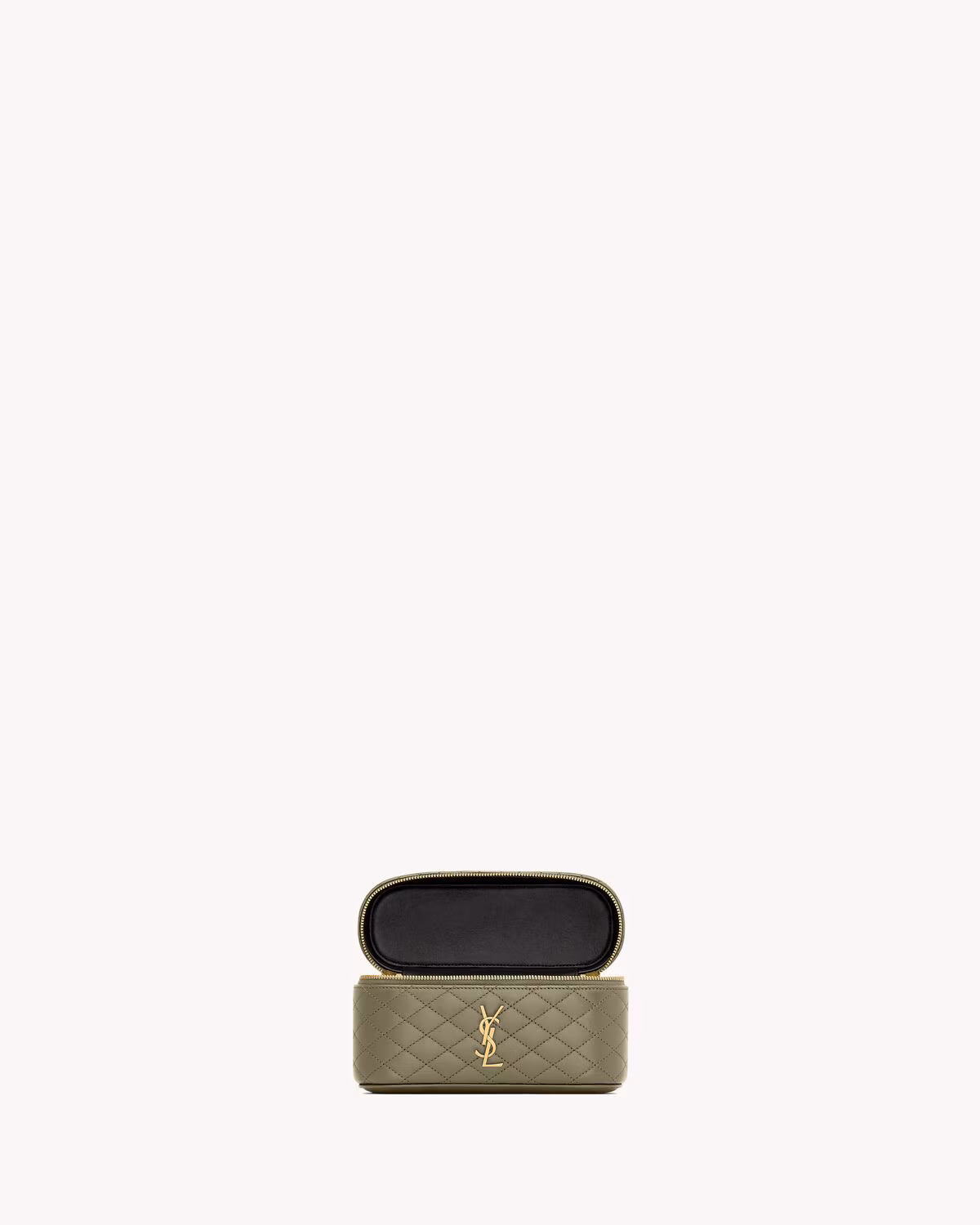 YSL GABY vanity bag in lambskin-STRONG MOSS - LuxuryEva