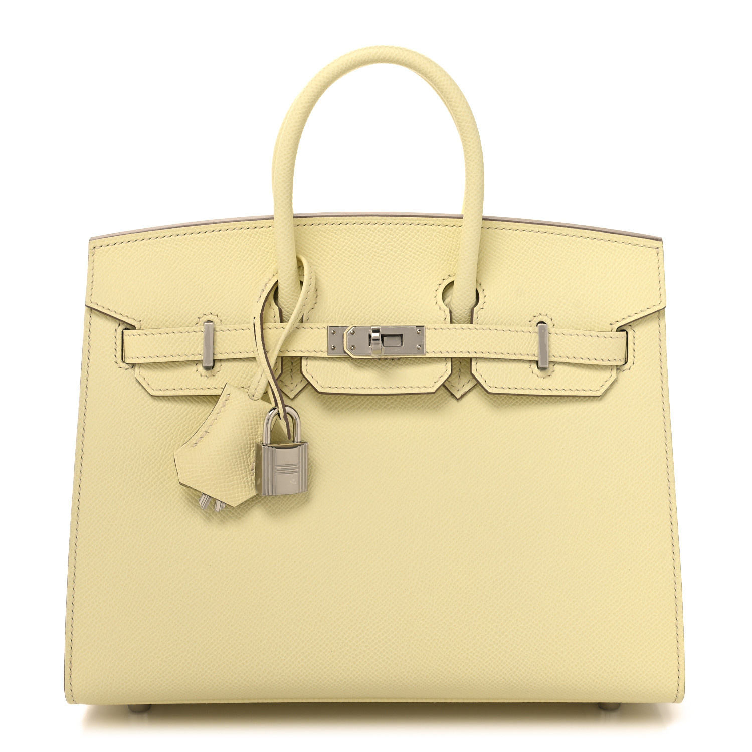 Epsom Birkin Sellier 25 Jaune Milton - LuxuryEva