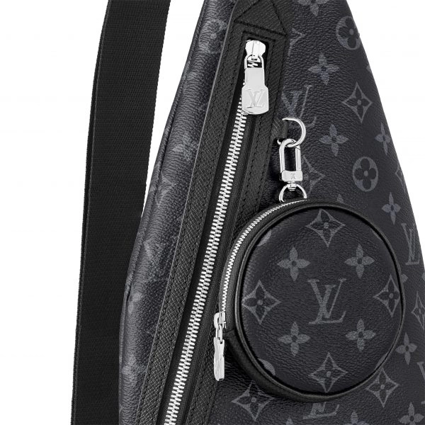 Louis Vuitton Monogram Eclipse M30936 Duo Slingbag - LuxuryEva