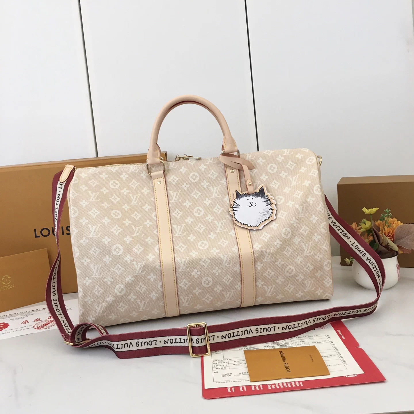 LV Keepall Bandoulière 45 M25787 - LuxuryEva