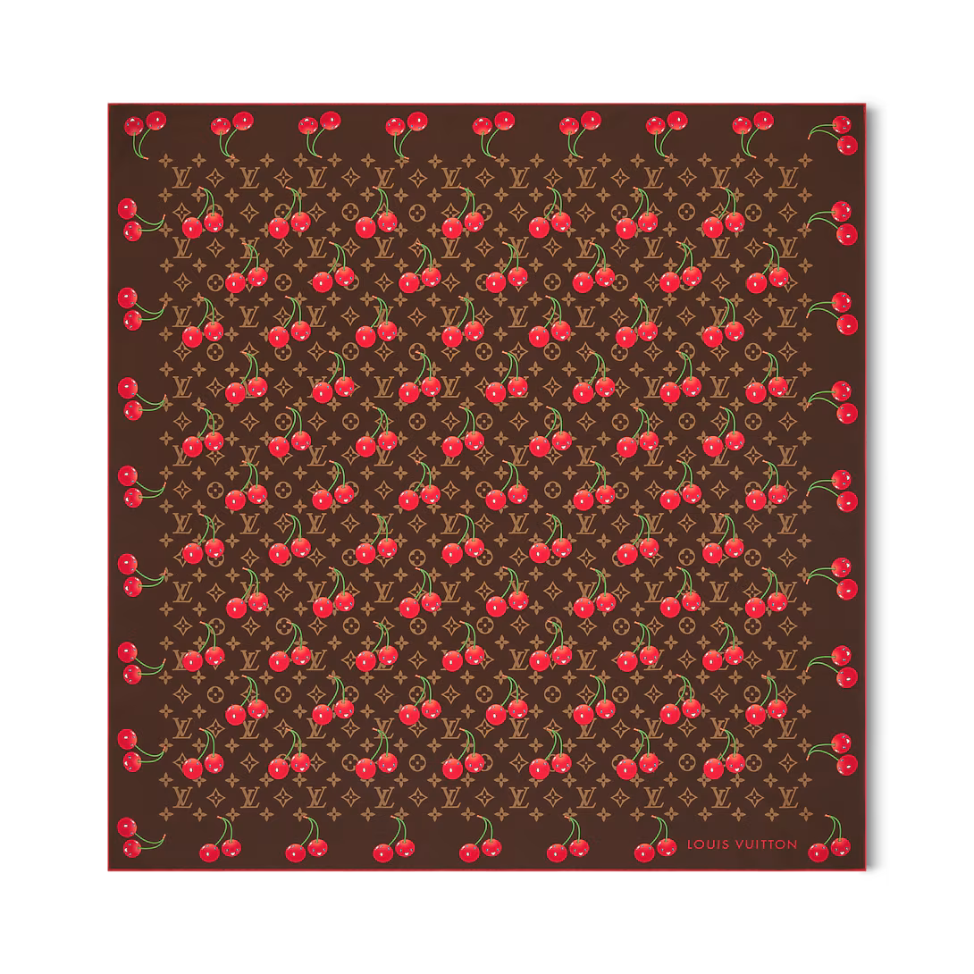 【🔥Special Offers🔥】LV x TM Monogram Cerise Square 90 M96094 - LuxuryEva