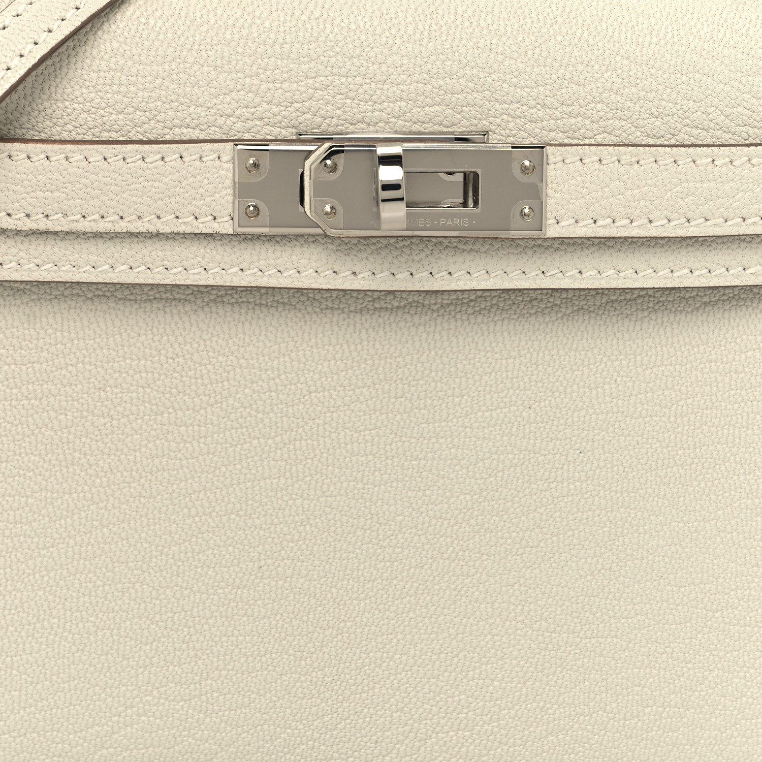 Chevre Mysore Mini Kelly Sellier 20 Mushroom - LuxuryEva