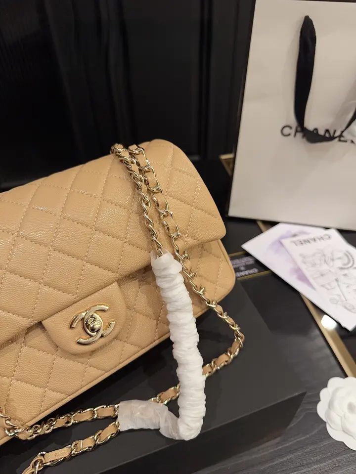Chanel Classic Flap Bag – Caramel with Gold Hardware - LuxuryEva