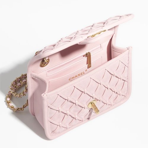 CHANEL Mini Flap Bag-Light Pink - LuxuryEva