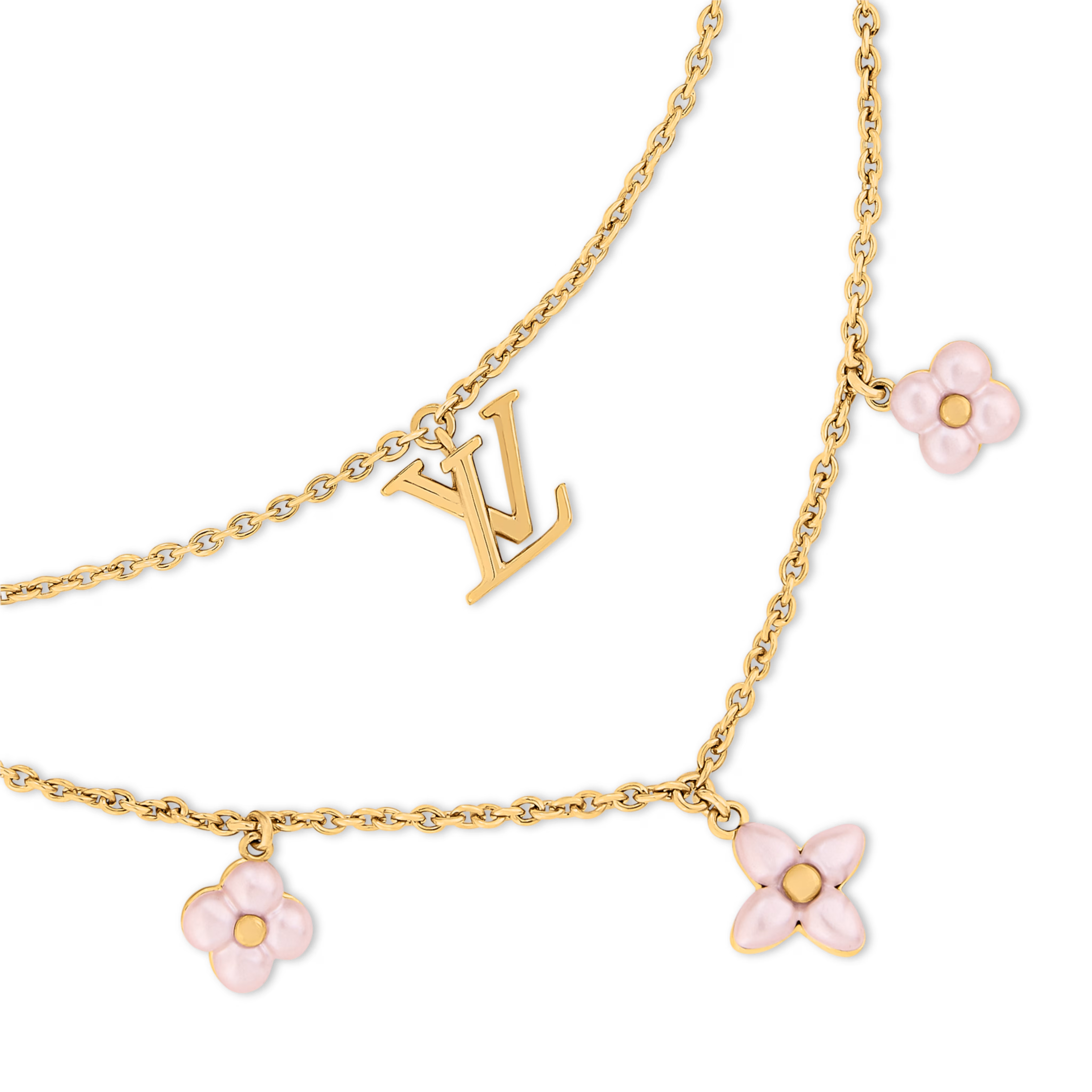 LV Floragram Necklace M02986/M00981 - LuxuryEva