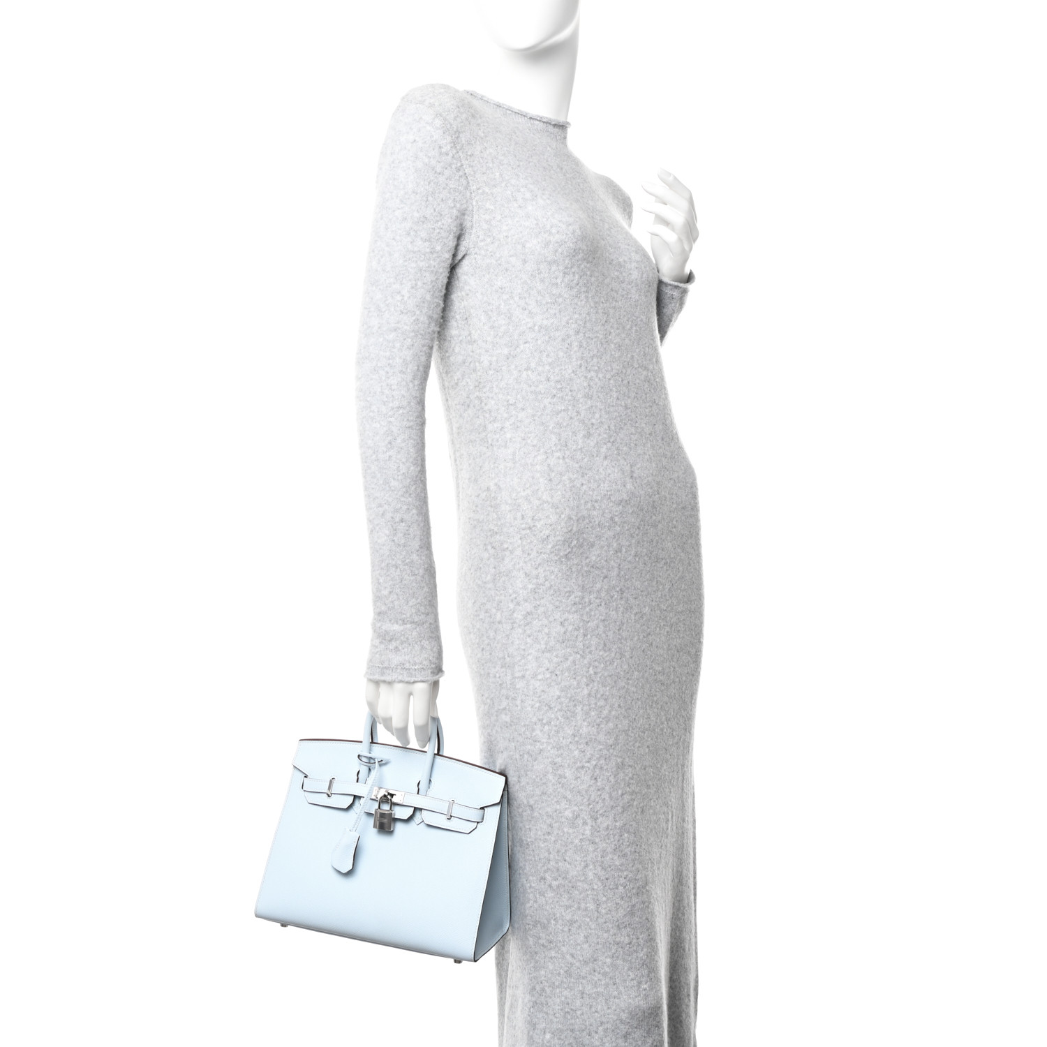 Epsom Birkin Sellier 25 Bleu Brume - LuxuryEva
