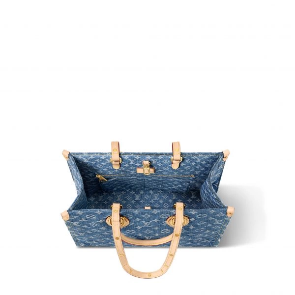 【🔥Special Offers🔥】Louis Vuitton M46871 OnTheGo MM Denim Blue - LuxuryEva