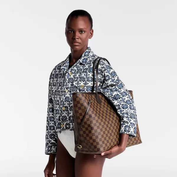 Louis Vuitton Damier Ebene Canvas Neverfull GM N40597 - LuxuryEva