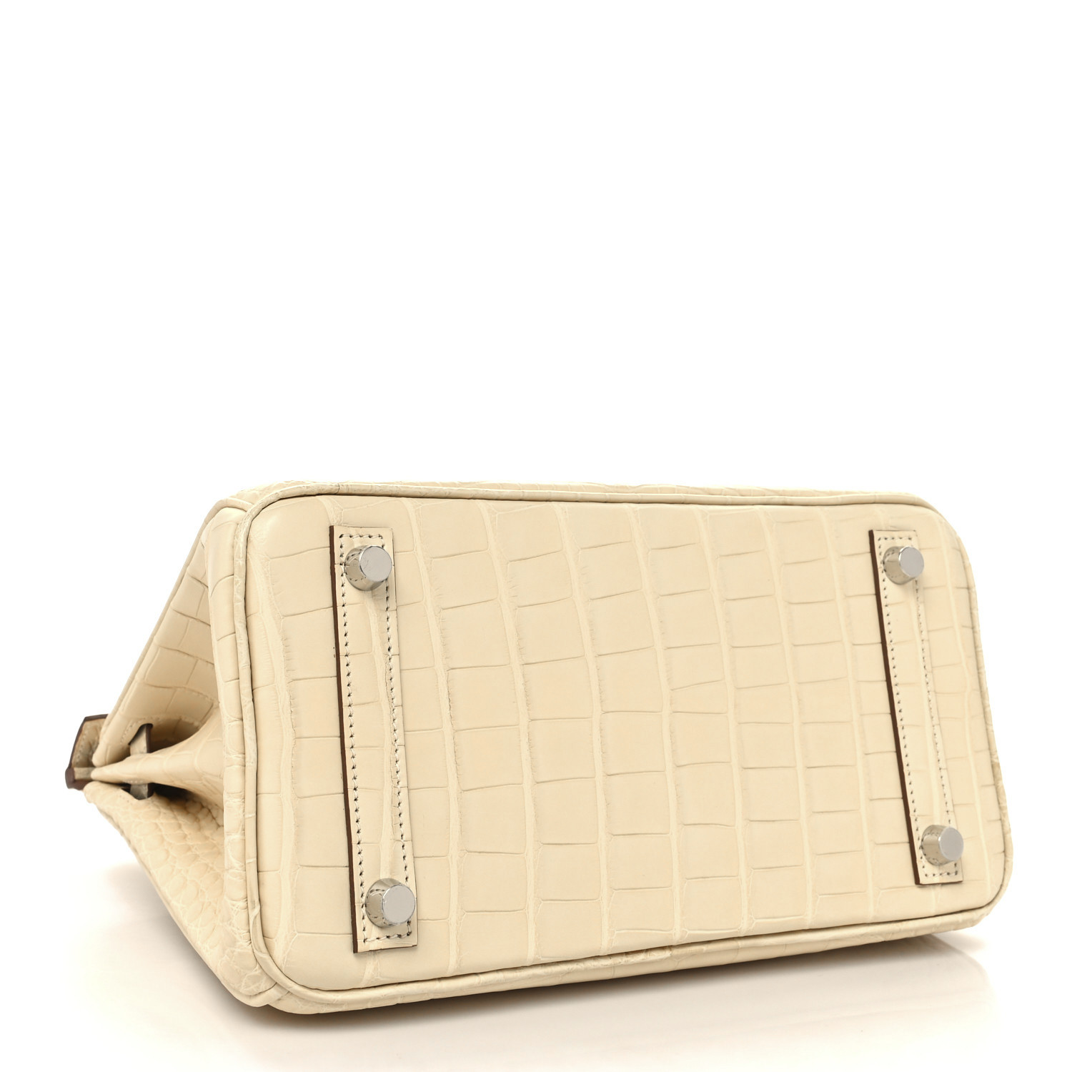 Matte Alligator Birkin 25 Vanille - LuxuryEva