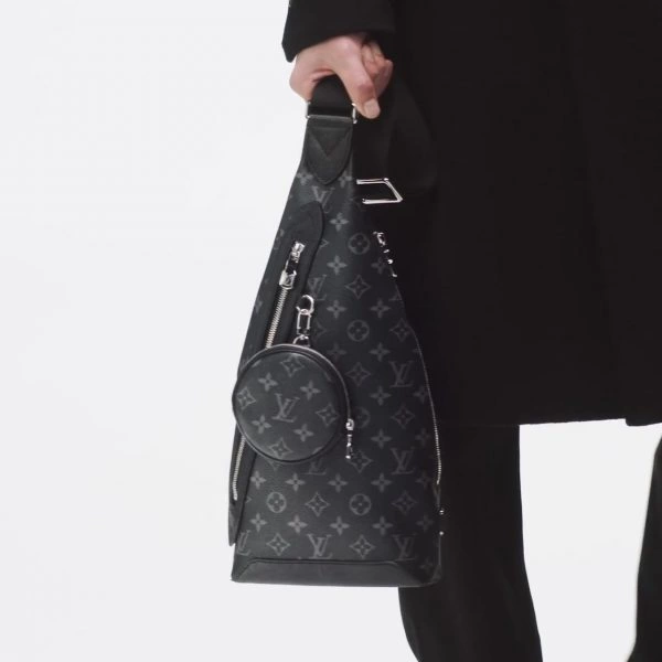 Louis Vuitton Monogram Eclipse M30936 Duo Slingbag - LuxuryEva