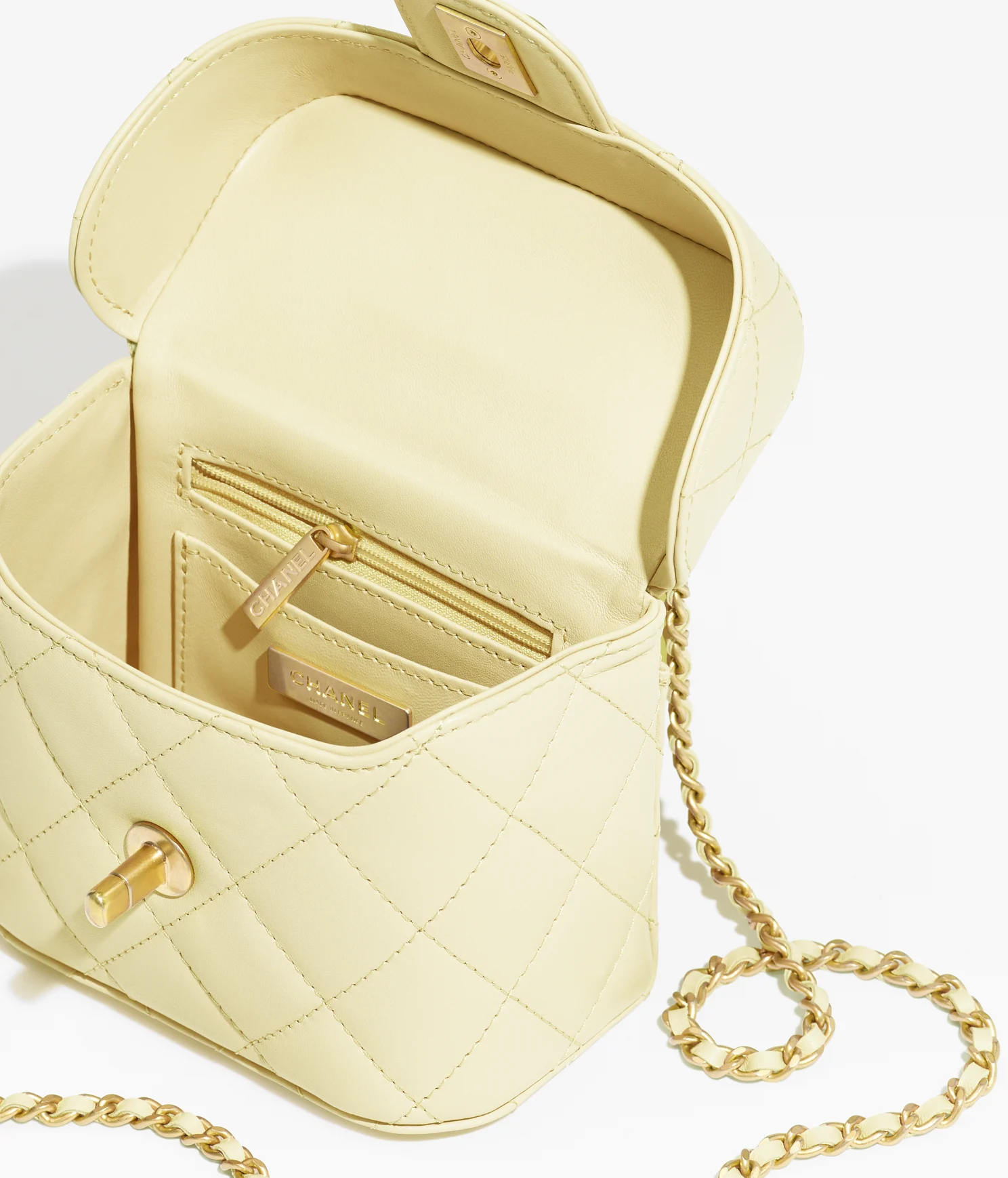SMALL VANITY CASE-Light Yellow - LuxuryEva