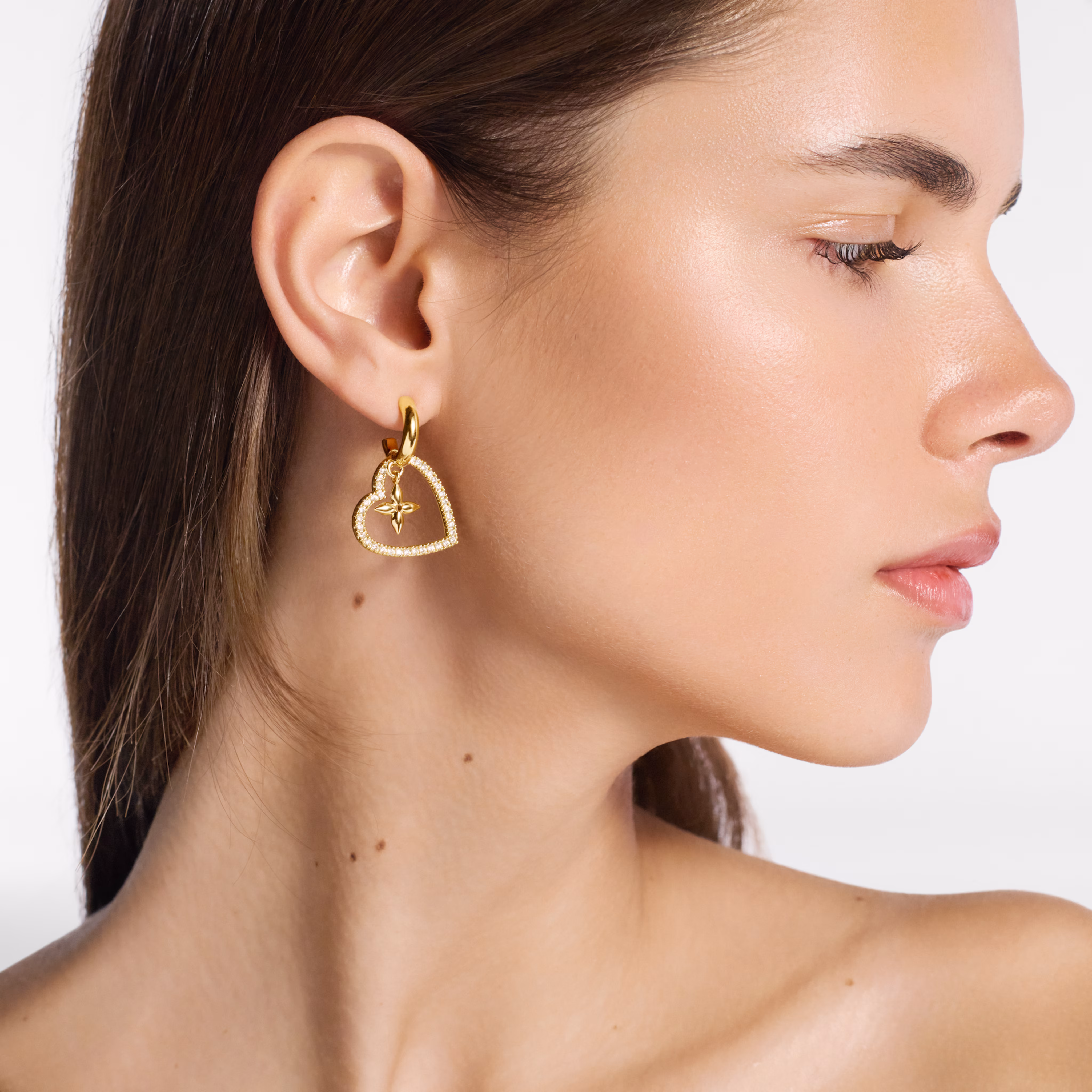 LV My LV Heart Earrings M02308 - LuxuryEva