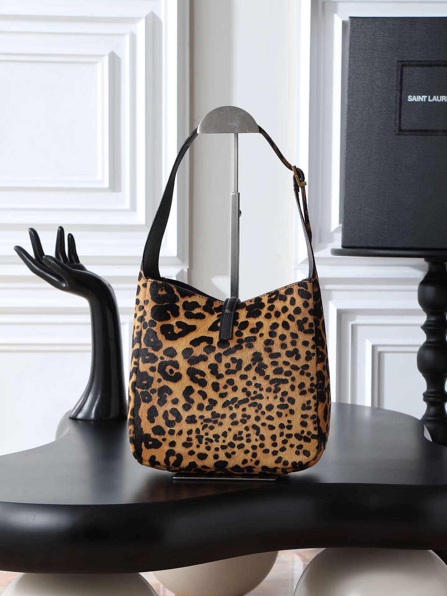 YSL LE 5 À 7 supple small in pony hair leather - LuxuryEva