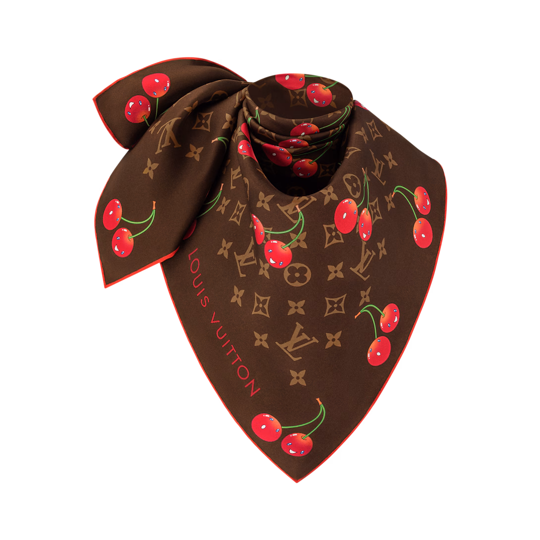 【🔥Special Offers🔥】LV x TM Monogram Cerise Square 90 M96094 - LuxuryEva