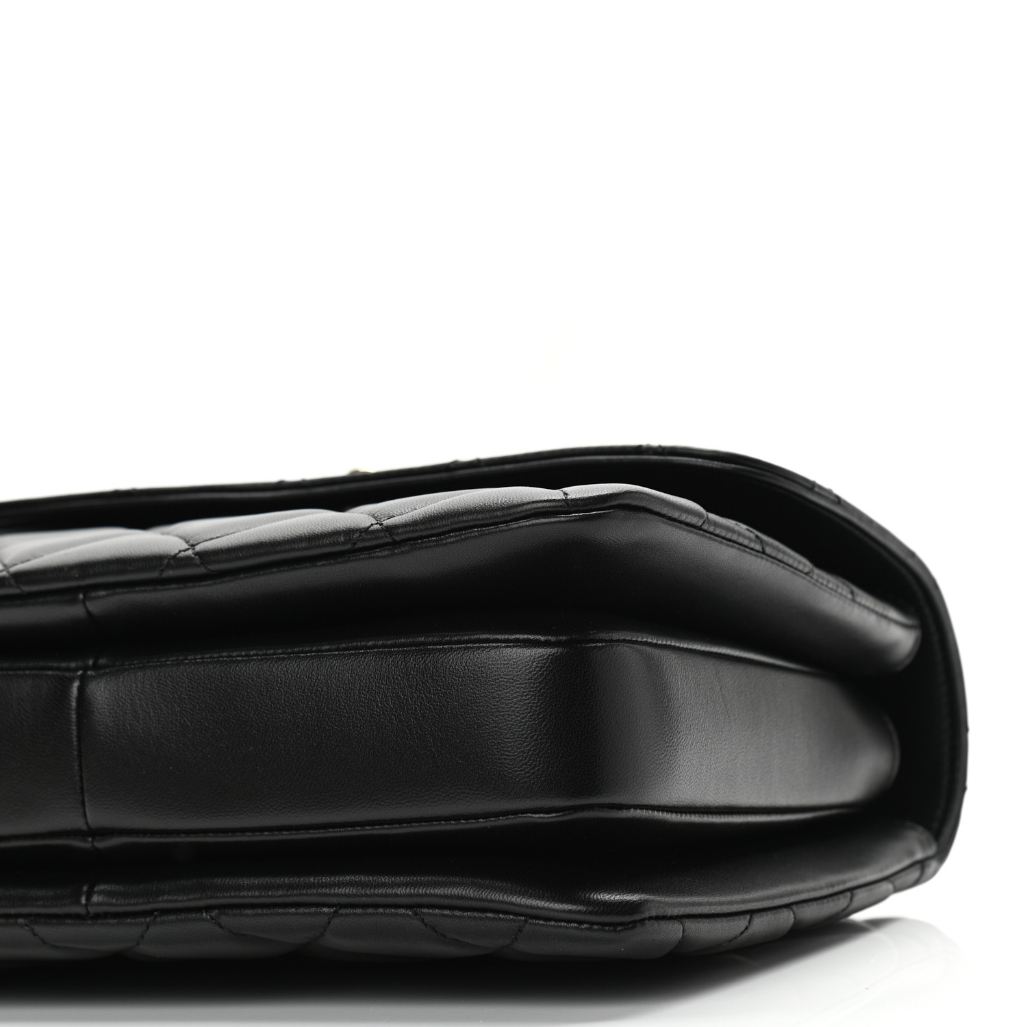 Lambskin Quilted Small Trendy CC Dual Handle Flap Bag Black - LuxuryEva