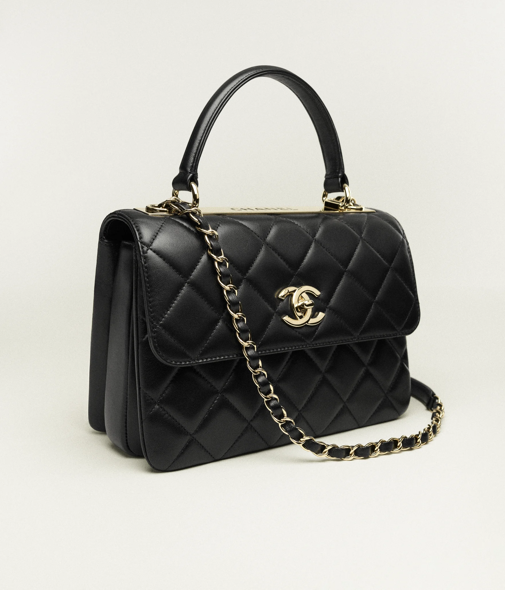 Chanel Trendy CC Flap Bag With Top Handle - LuxuryEva