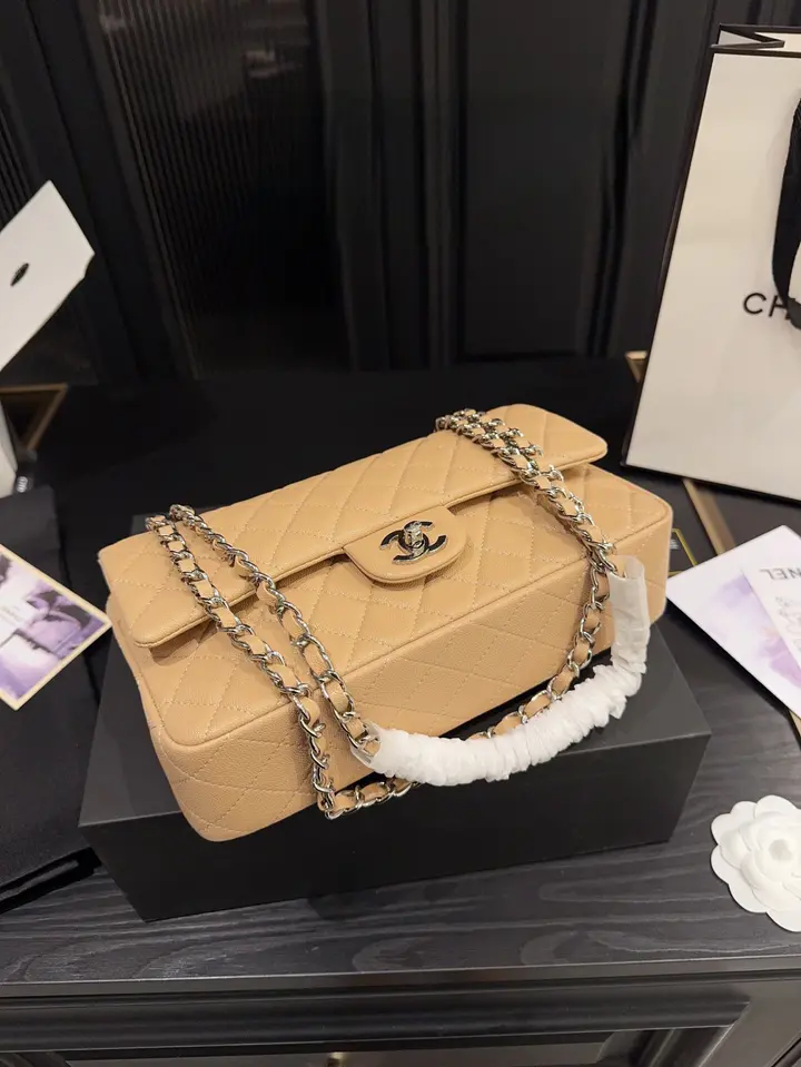 Chanel Classic Flap Bag-Caramel - LuxuryEva