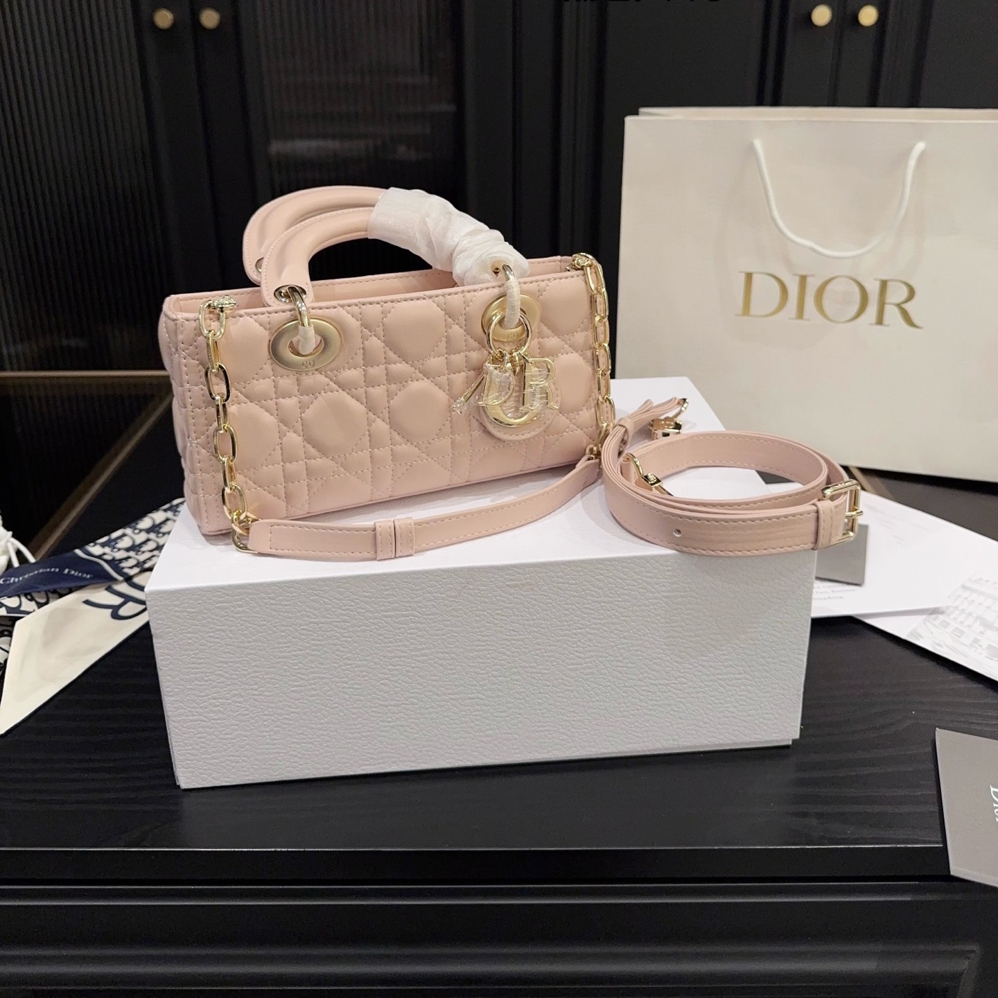 DIOR Small Lady D-Joy Bag - LuxuryEva