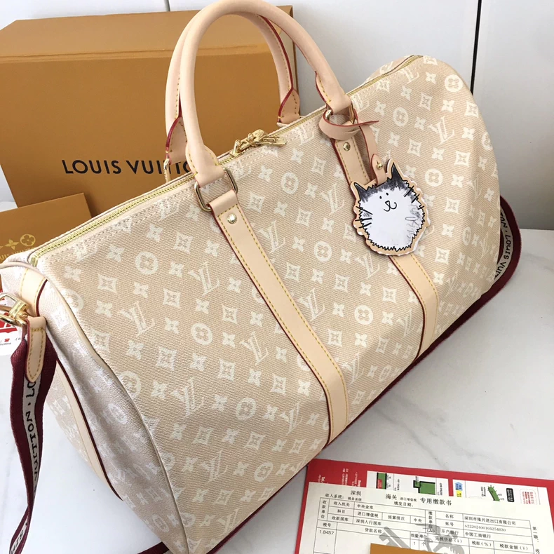 LV Keepall Bandoulière 45 M25787 - LuxuryEva