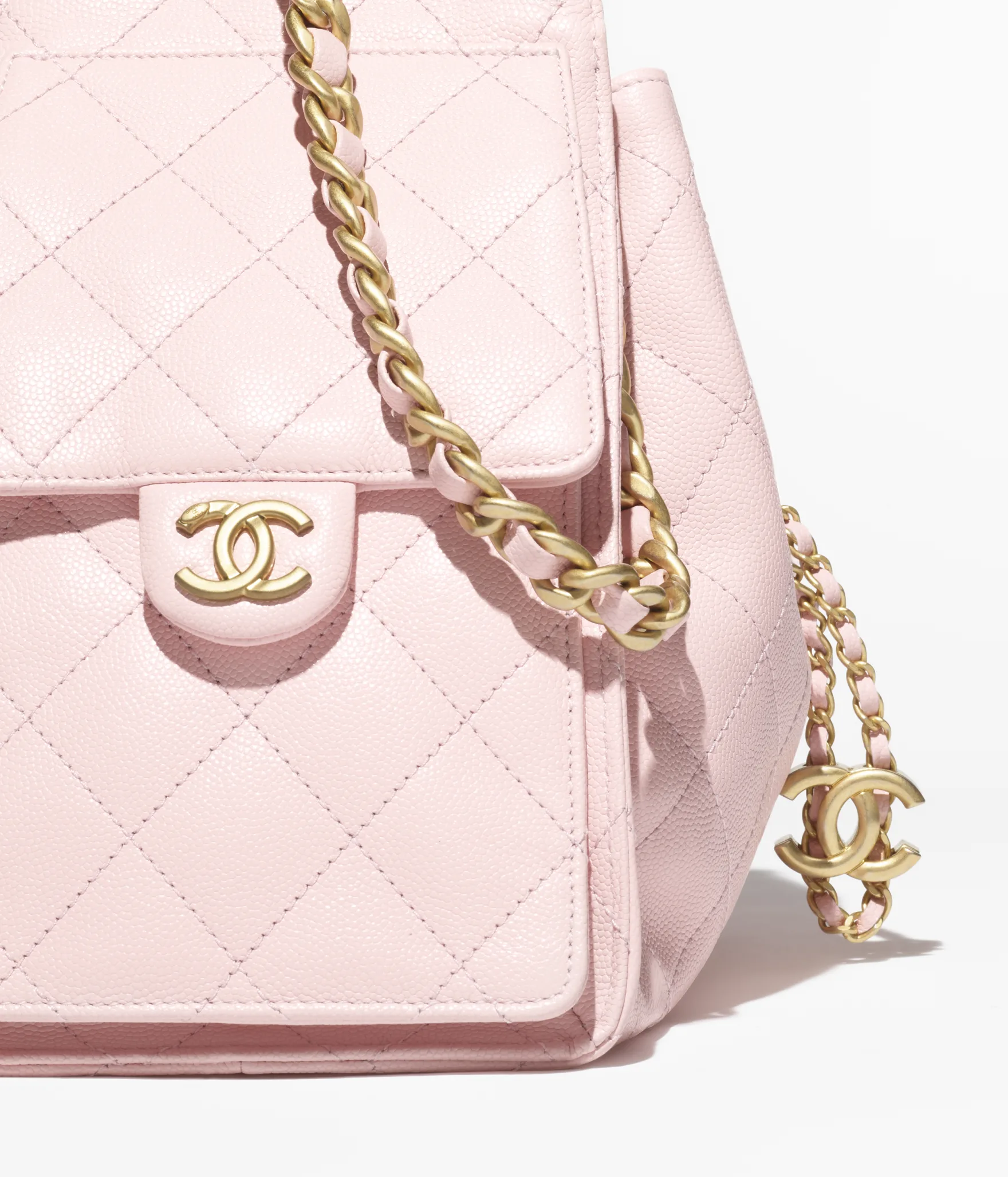 CHANEL 25 Small Handbag-Light Pink - LuxuryEva