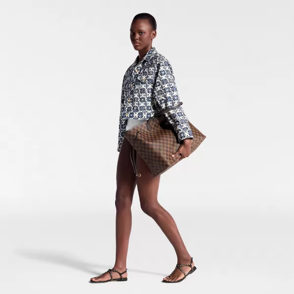 Louis Vuitton Damier Ebene Canvas Neverfull GM N40597 - LuxuryEva