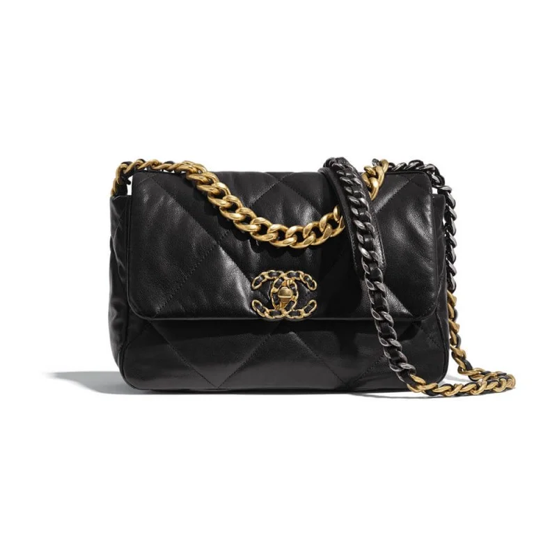Chanel 19 Lambskin Flap Bag Small - LuxuryEva