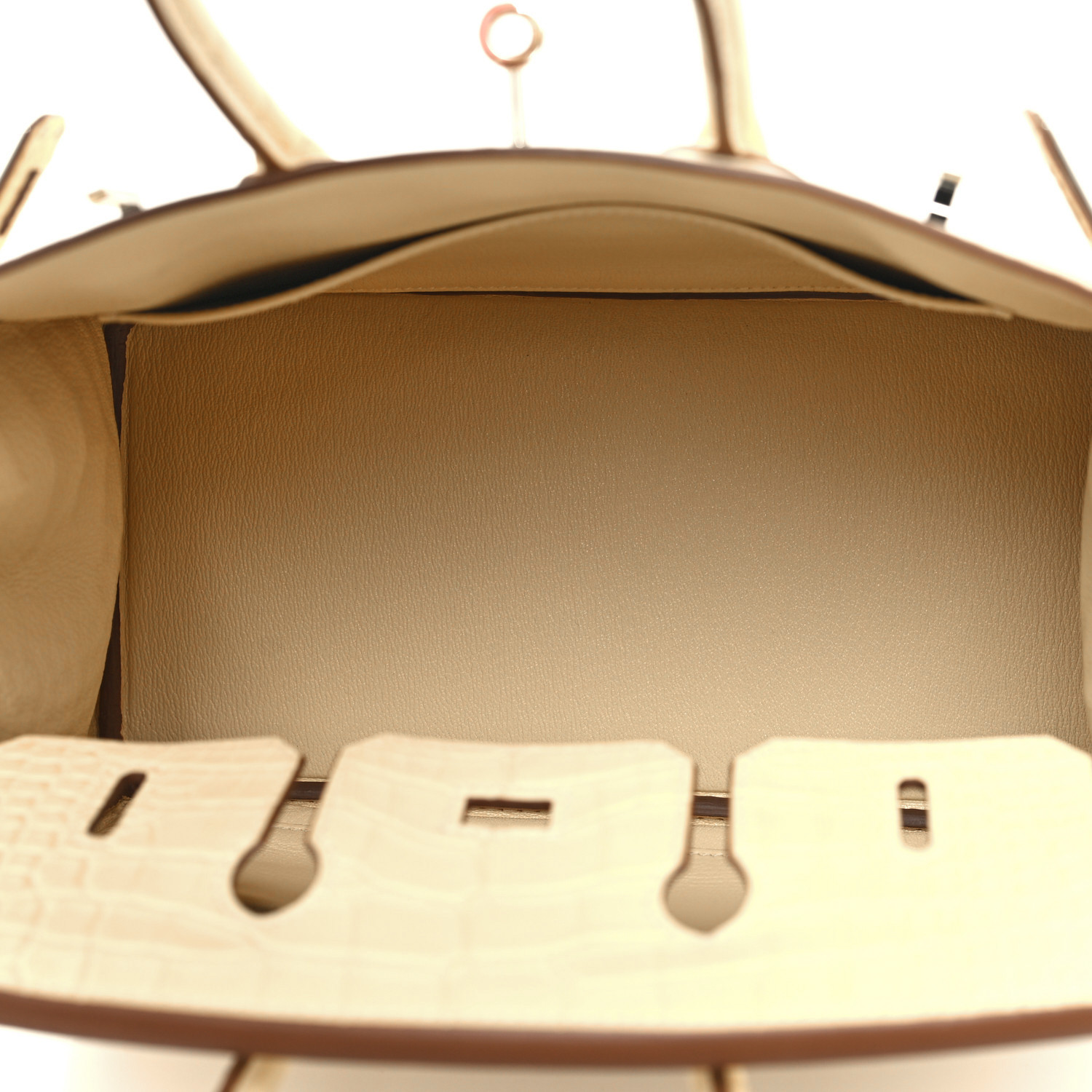 Matte Alligator Birkin 25 Vanille - LuxuryEva