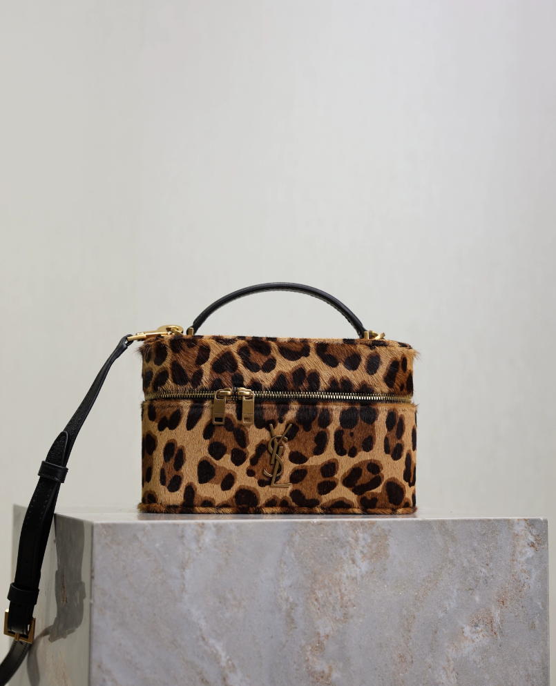 YSL GABY vanity bag in pony hair leather - LuxuryEva