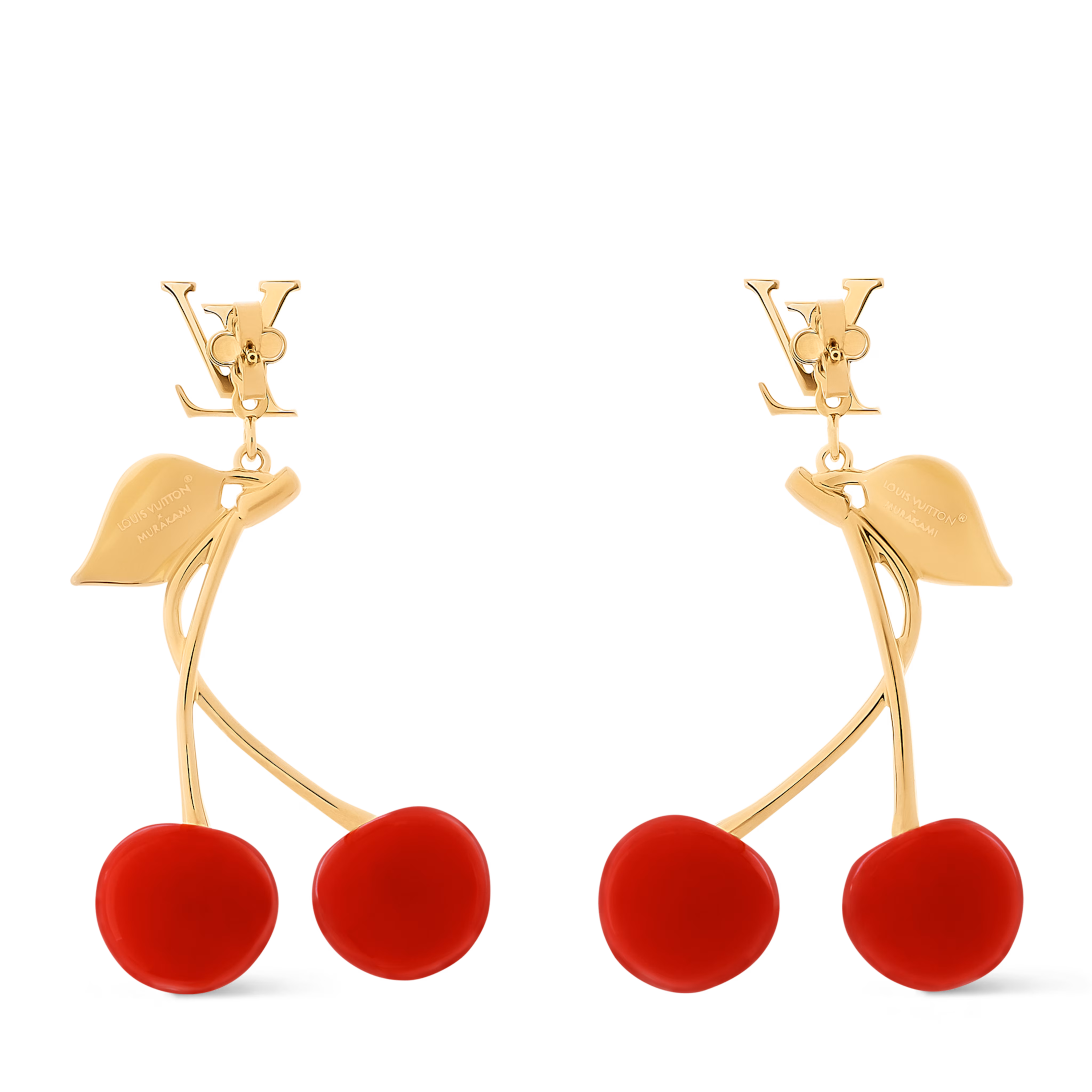 LV x TM Cerise Earrings M02808 - LuxuryEva