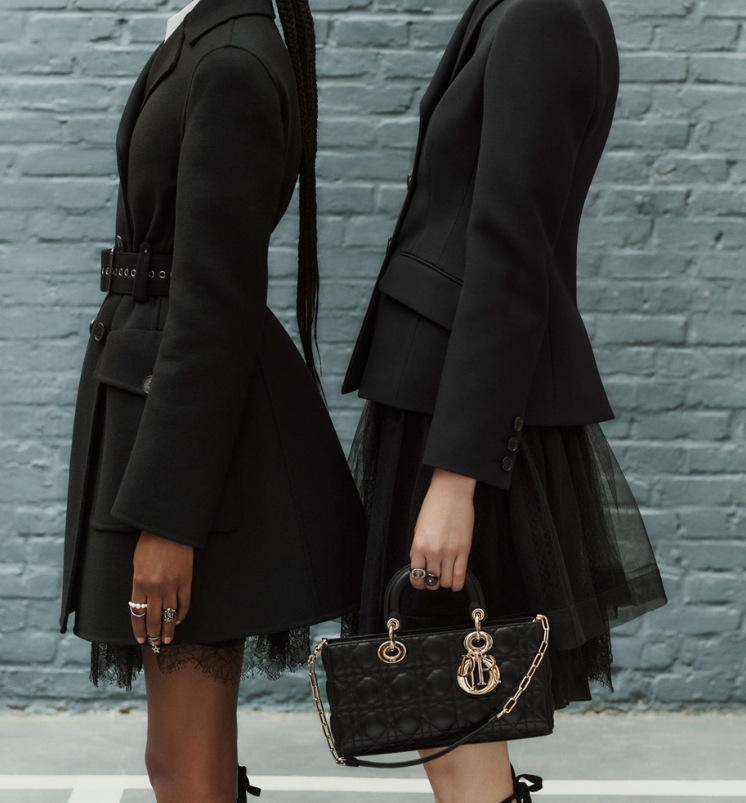 MEDIUM LADY D-JOY BAG - LuxuryEva