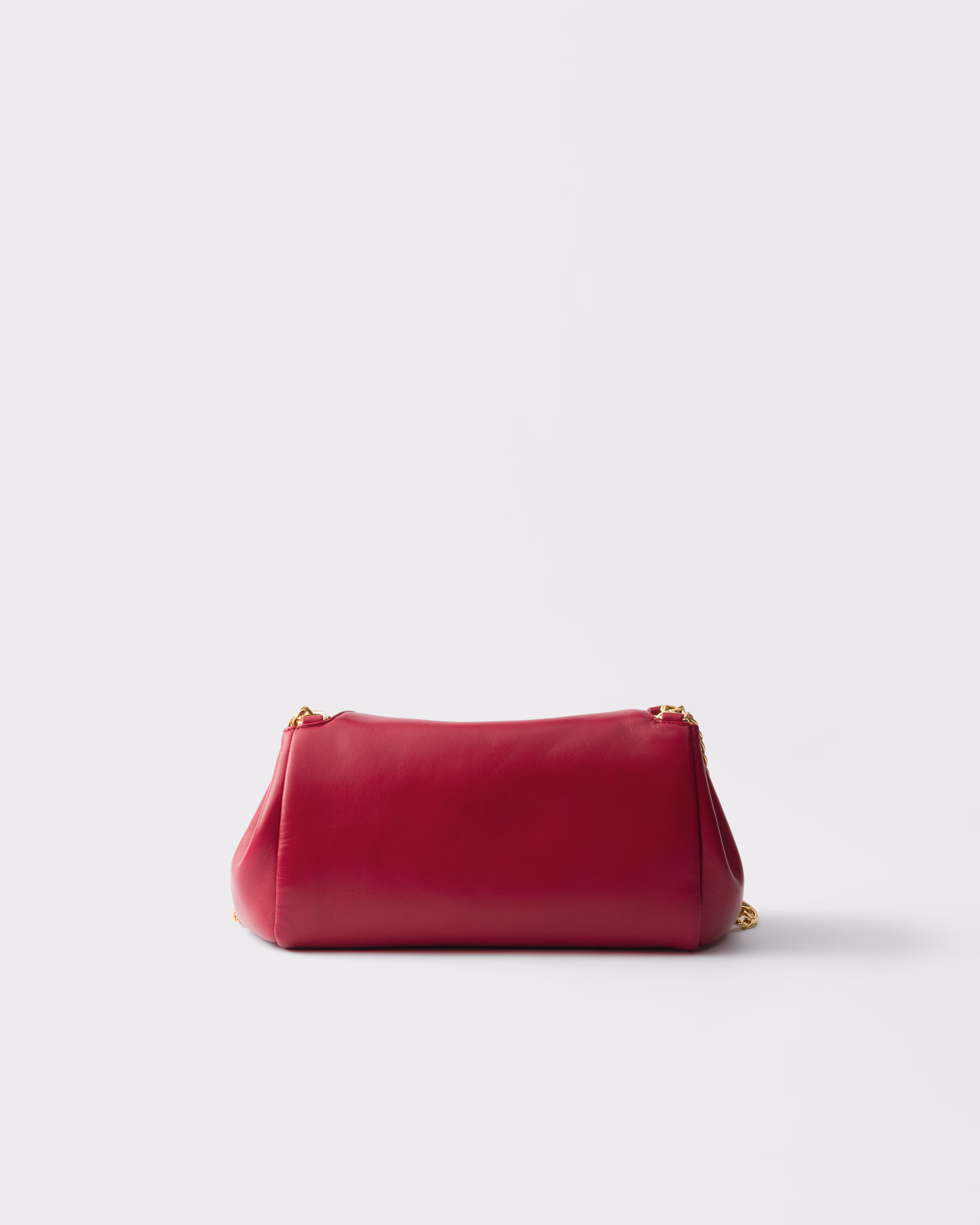 Prada Tumulte small nappa leather bag-Cherry - LuxuryEva