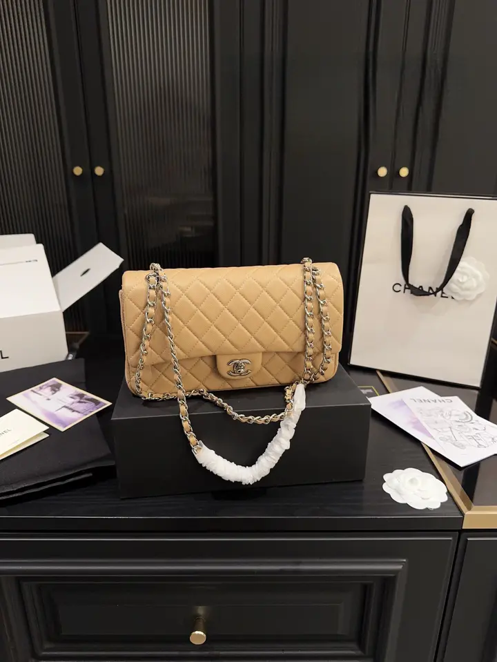 Chanel Classic Flap Bag-Caramel - LuxuryEva