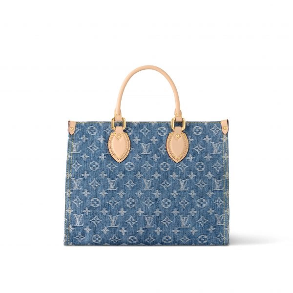 ãð¥Special Offersð¥ãLouis Vuitton M46871 OnTheGo MM Denim Blue - LuxuryEva